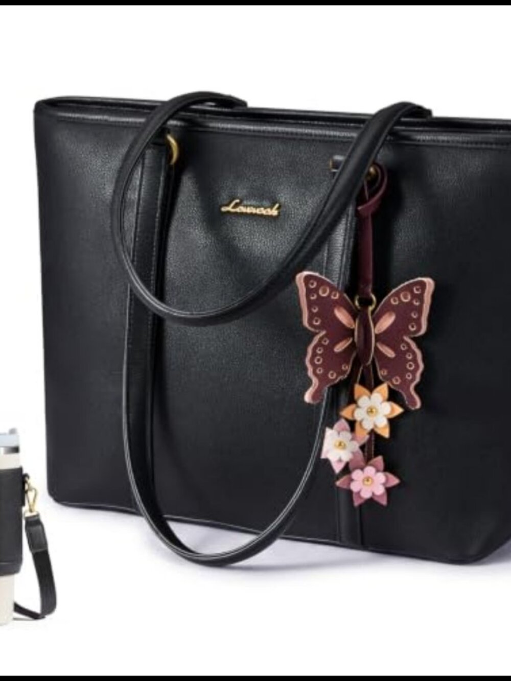 Vegan Leather Tote Bag Satchel Purse Shoulder Handbag